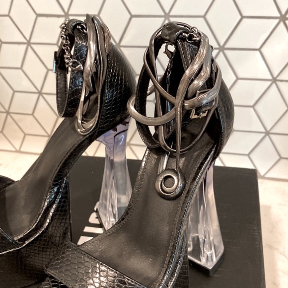 NWB Dolls Kill Poster Girl Afterparty Platform Heels - Picture 12 of 17